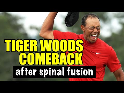 TIGER WOODS COMEBACK AFTER SPINAL FUSION SURGERY Video