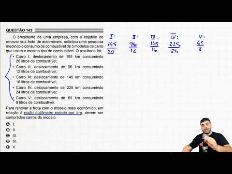 ENEM PPL 2018 143 The president of a company, with the objective of renewing its fleet of automob...