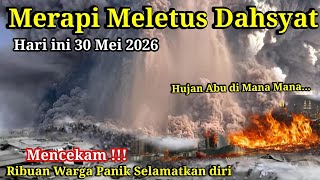 Download lagu JUST NOW MOUNT MERAPI ERUPTED POWERFULLY MAY 30, 2026, MOUNT MARAPI ERUPTION, ASH RAIN RESIDENTS ... mp3