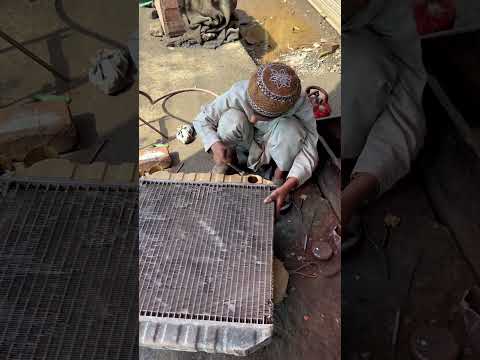 From Leak to Like-New: Radiator Tank Repair and Rebuild #lifestyle #radiator #truck  #skills #reels