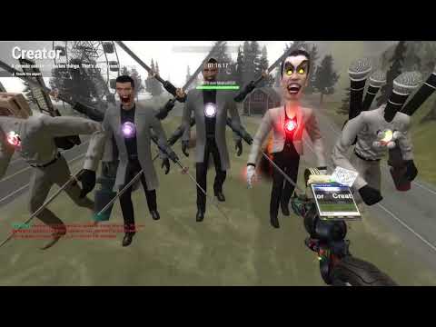 NEW OCTO MAN MECHA BOSS VS SKIDIBI TOILET TESLA VS ALL SKIDIBI TOILET BOSSES in Garry's Mod!