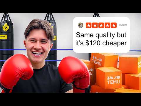 Ich habe billige Temu-Boxausrüstung ausprobiert.