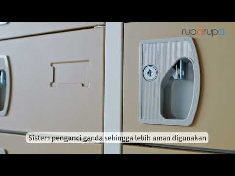 Gambar Informa Loker Metal 33 Pintu - Putih/Beige