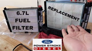 2017-2019 6.7L Powerstroke Diesel Fuel Filters Replacement