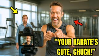 Ryan Reynolds Mocks Chuck Norris on Social Media — Meets Him in the Gym and Pays the Price