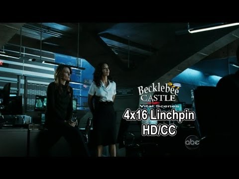 Castle 4x16 Linchpin - Sophia & Beckett Talk (HD/CC)