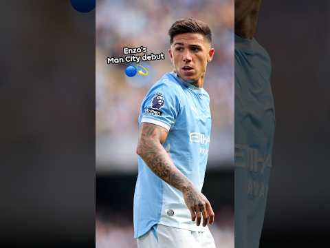 Enzo Fernandez's Man City Debut 💫