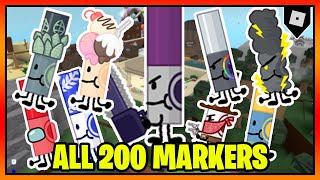 How to get ALL 200 MARKERS in FIND THE MARKERS  Ro