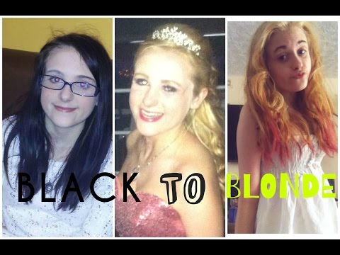How I Went From Black Hair to Blonde