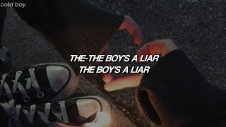 Cover art for Boy's a liar