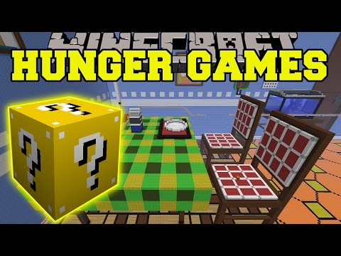 Minecraft: THE DROPPER KITCHEN HUNGER GAMES - Lucky Block Mod - Modded Mini-Game