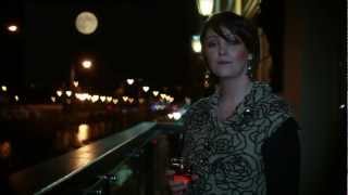 Walking on the moon last night.