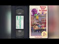 Barney Goes To School 1990 VHS