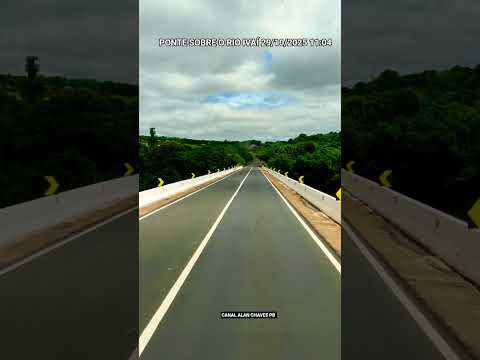 LIBEROU TRÂNSITO NO RIO IVAÍ #rio #pontes #floresta #paraná #viagem #369 #balsa #desvio #estradasbr