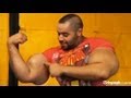 Bodybuilder sets record for world's biggest arms
