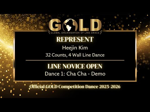 GOLD 2025 Line Novice Open - Dance 1: Cha Cha "Represent" - Demo with music