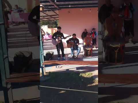 Fernando y Pedro Salavarria en feria artesanal de Icaño Catamarca
