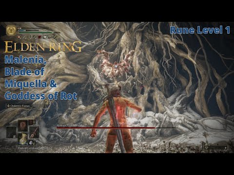 Elden Ring - RL1 | Malenia, Blade of Miquella/Goddess of Rot (Hitless)