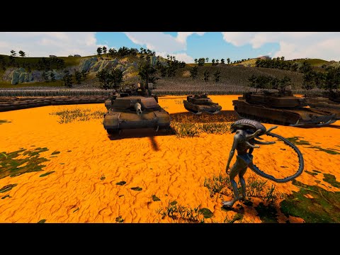 Human Army VS Alien Army | Ultimate Epic Battle Simulator 2 | UEBS2