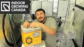 Max Fan Pro Series 6"  Exhaust Fan 420 CFM | Indoor Growing Canada