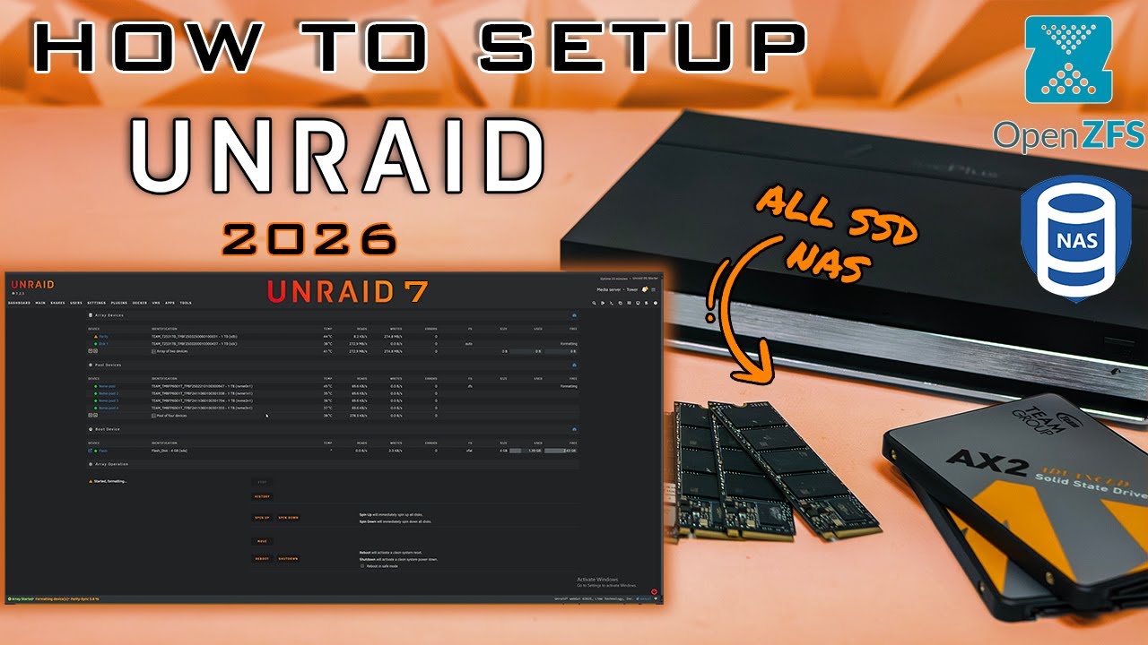 UNRAID Has Changed! – 2026 Setup Guide with ZFS & NVMe