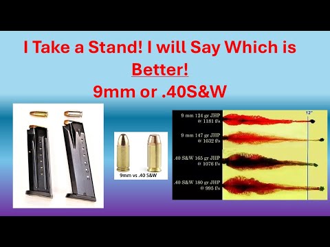 The 9mm vs .40 S&W Bullet Debate You Want!
