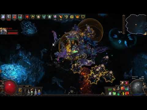 Path of Exile 3.8 Necromancer. Aul, the Crystal King 927 depth