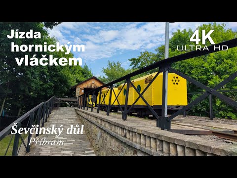 Jízda hornickým vláčkem a Ševčinská štola - Ševčinský důl (Příbram) |4K