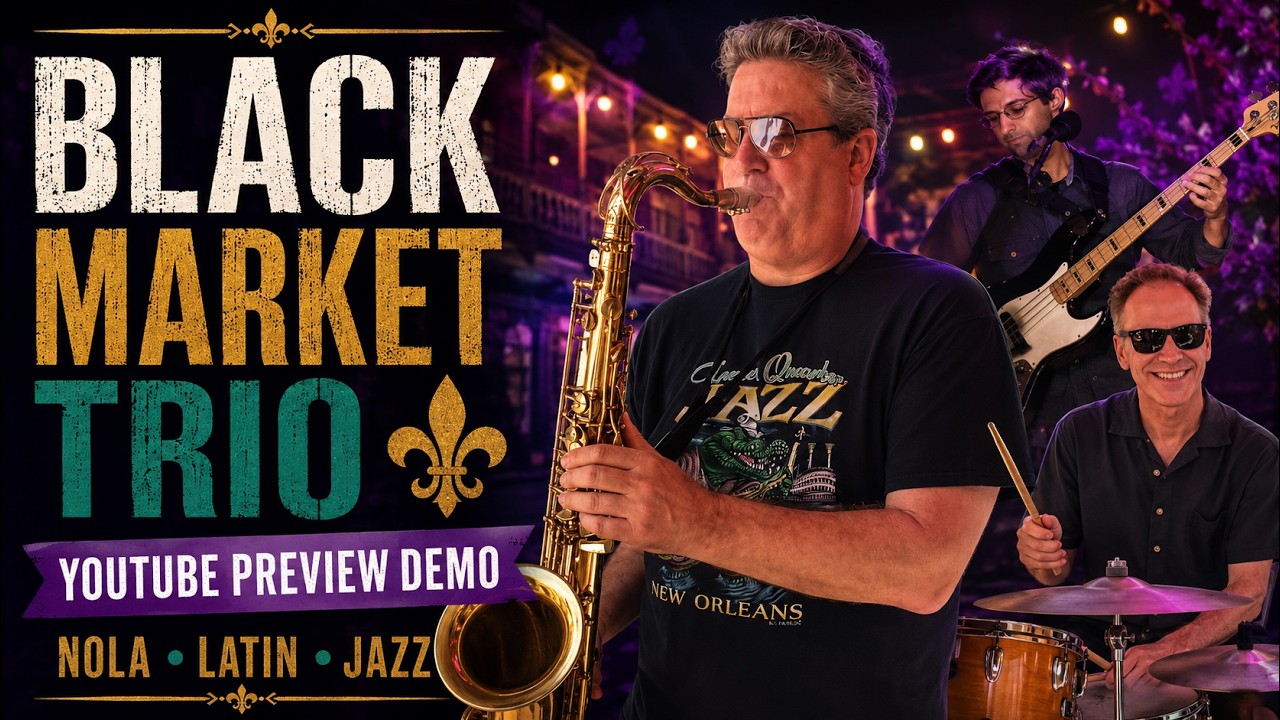 Promotional video thumbnail 1 for Black Market Trio