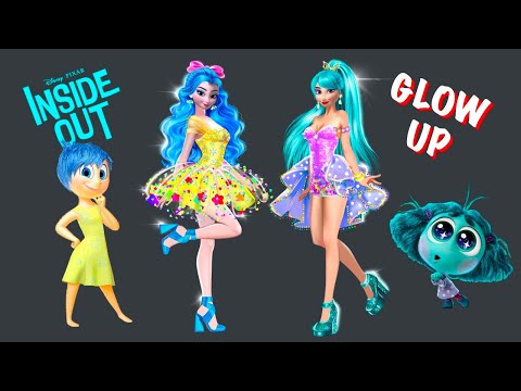 Inside Out 2024: Elsa Anna Frozen Glow Up Joy, Riley - Inside Out Transformation