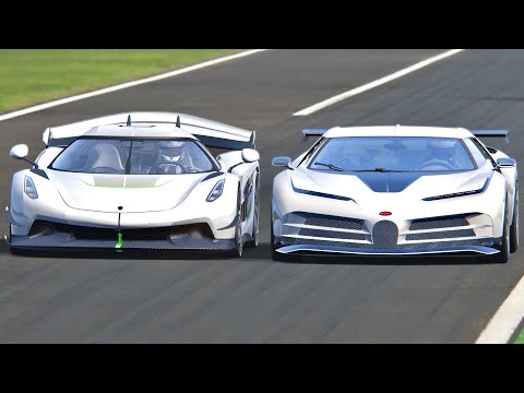 Bugatti Centodieci vs Koenigsegg Jesko - Highlands