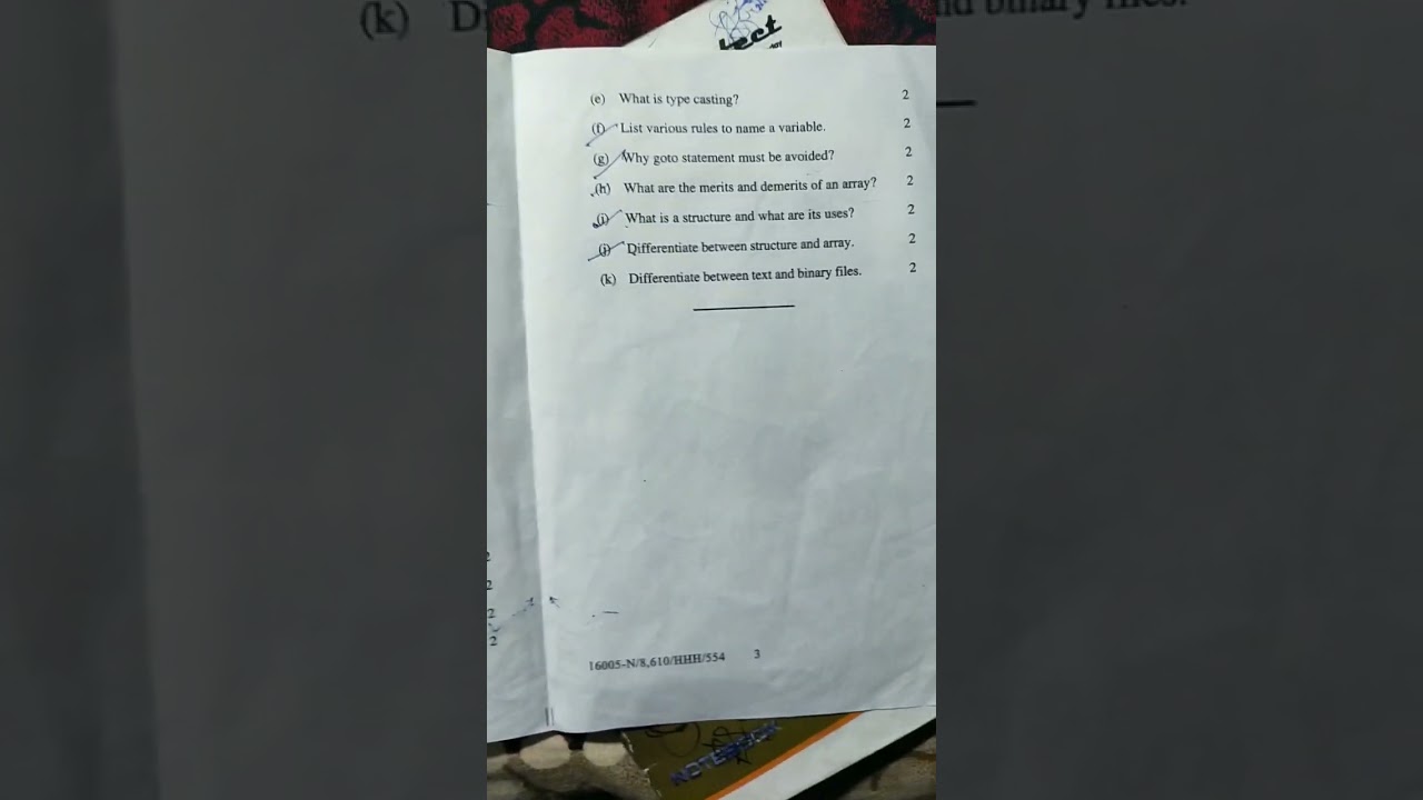 2023 previous year question paper of Clanguage( programming fundamentals using C) bca-2 pgdca pbiuni