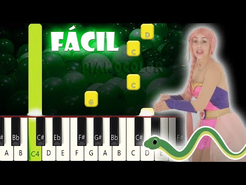 Bailamos Junto a la Serpiente | Piano Tutorial FÁCIL | Cover | Karaoke