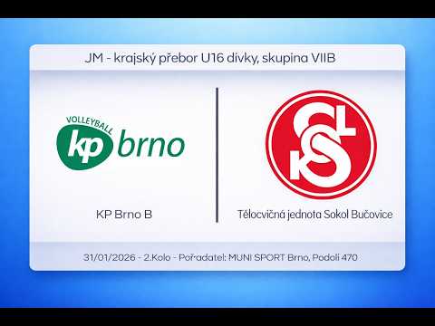 JM-U16Z: Královo Pole Brno B x Tělocvičná jednota Sokol Bučovice