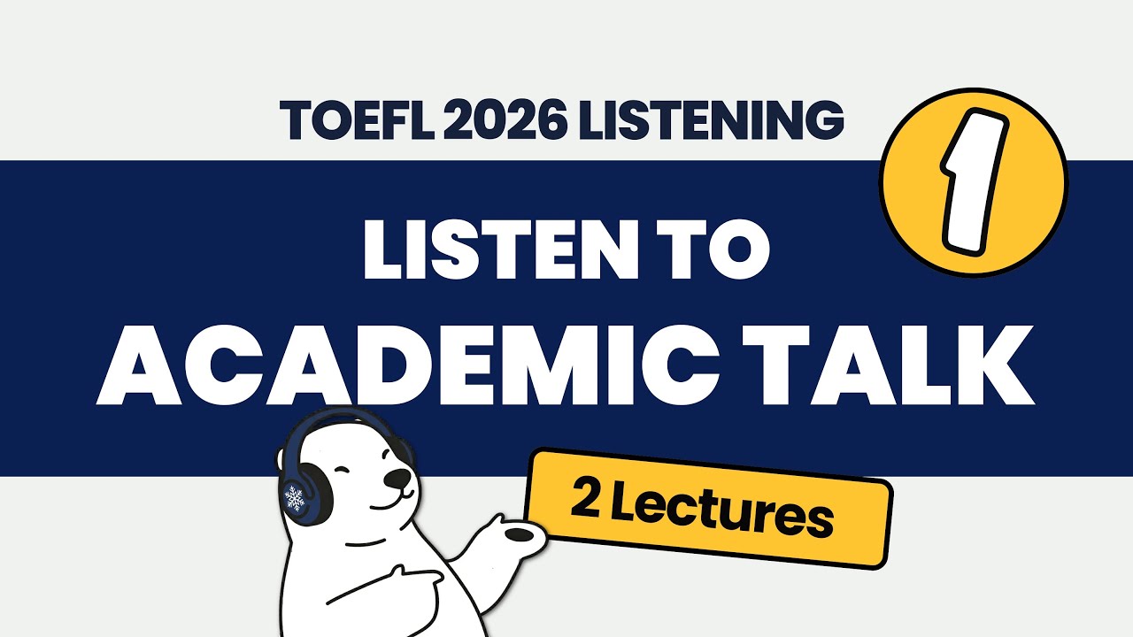 Practice Shadowing: TOEFL 2026 Listening Practice: Listen to 2 Academic ...