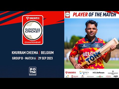 POTM: K.Cheema - BUL vs BEL | Highlights | Dream11 ECC23 | 29 Sep 2023 | ECC23.020