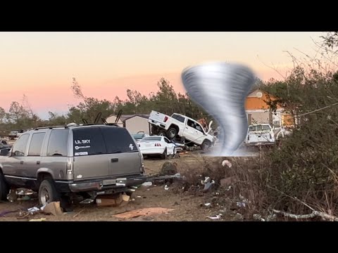 Tornado hit us😕🌪️