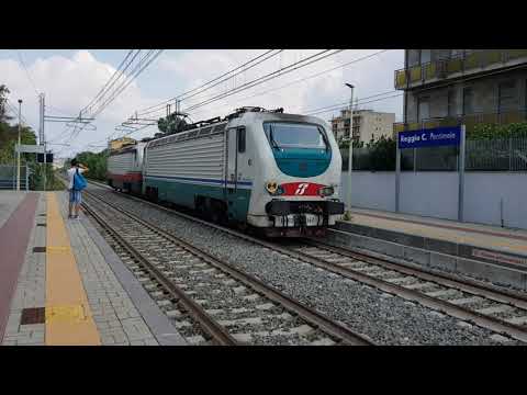 Treno Locomotore E402 167+E402 151 Lis 39119 Villa San Giovanni-Reggio di Calabria Centrale