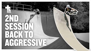 2nd Session Back on Aggressive Skates | Grants Pass, Oregon Skatepark | Aggressive Inline Skating