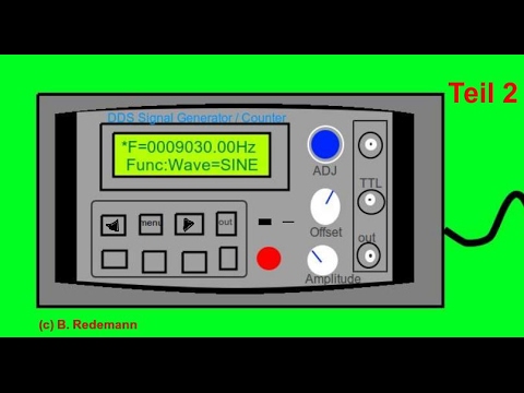 DDS Funktionsgenerator - Analyse des Ausgangssignals u. Erläuterungen (2)