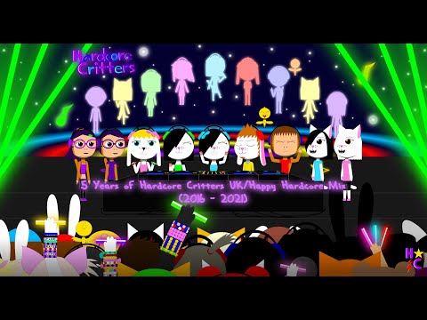 Hardcore Critters - 5 Years of Hardcore Critters UK/Happy Hardcore Mix (2016 - 2021)