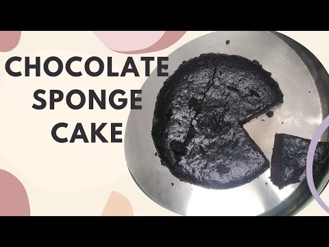 Basic chocolate sponge cake/chocolate cake/chocolate cake with cocoa powder and withoutoven