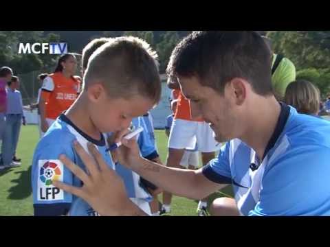 MCF TV - 27/06/14. Luis Alberto visitó el Campus 2014 del Málaga CF de Benahavís