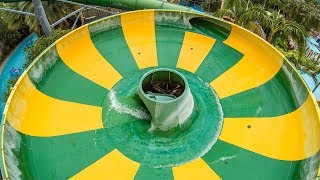 Aquatica Orlando - Tassie Twister | Space Bowl Trichterrutsche Onride POV