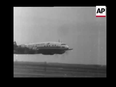TWA Super Constellation Gear Up Landing (no audio)