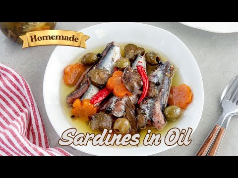 Spanish Sardines in Oil | Homemade | Pressure Cooker Recipe