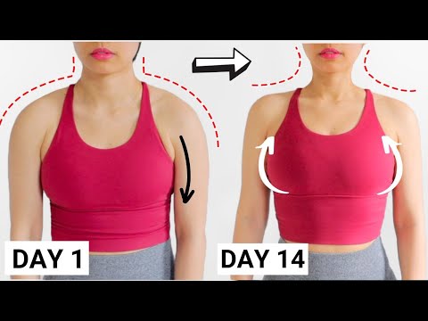 EASY exercises to correct posture, fix rounded back, neck hump, double chin