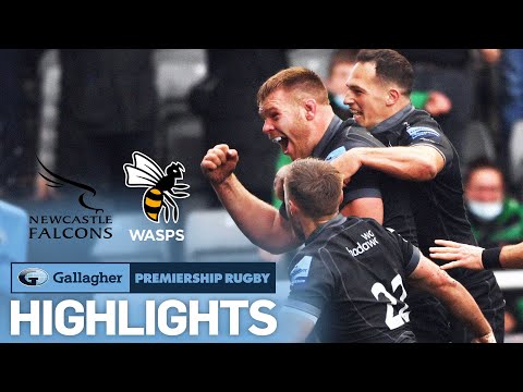 Newcastle v Wasps- HIGHLIGHTS | Try With Two Minutes Remaining!  | Gallagher Premiership 2021/22