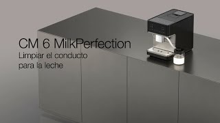 Miele Cómo limpiar el conducto para la leche de la máquina de café CM 6 MilkPerfection anuncio