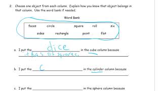 lesson 3 homework module 5 grade 1